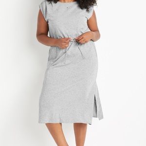 Maurices plus size gray pocket boyfriend midi dress size 3x